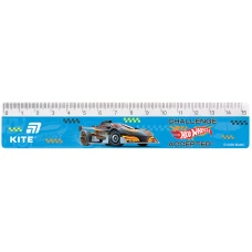 Лінійка пластикова, 15см. Hot Wheels HW26-090