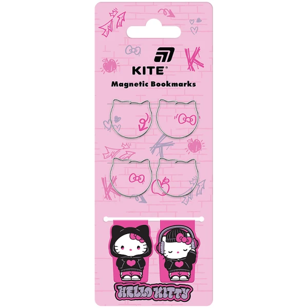 Набір магнітних закладок з фігурними скріпками Hello Kitty HK26-495 Kite