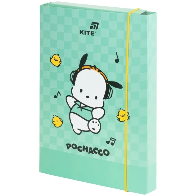 Папка для зошитів В5 на гумці картон, Pochacco PC26-210 Kite