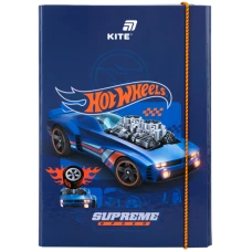 Папка для зошитів В5 на гумці картон, Hot Wheels HW26-210 Kite