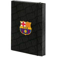 Папка для зошитів В5 на гумці картон, FC Barcelona BC26-210 Kite