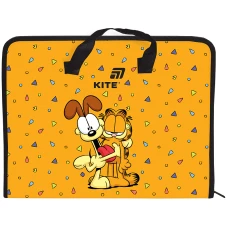 Папка-портфель на блискавці, 1 відділ., A4, Garfield GF26-202 Kite