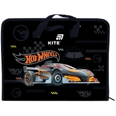 Папка-портфель на блискавці, 1 відділ., A4, Hot Wheels HW26-202 Kite
