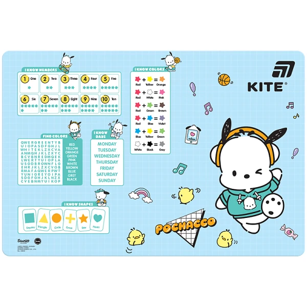 Підкладка настільна, 42,5x29см, PP Pochacco PC26-207 Kite