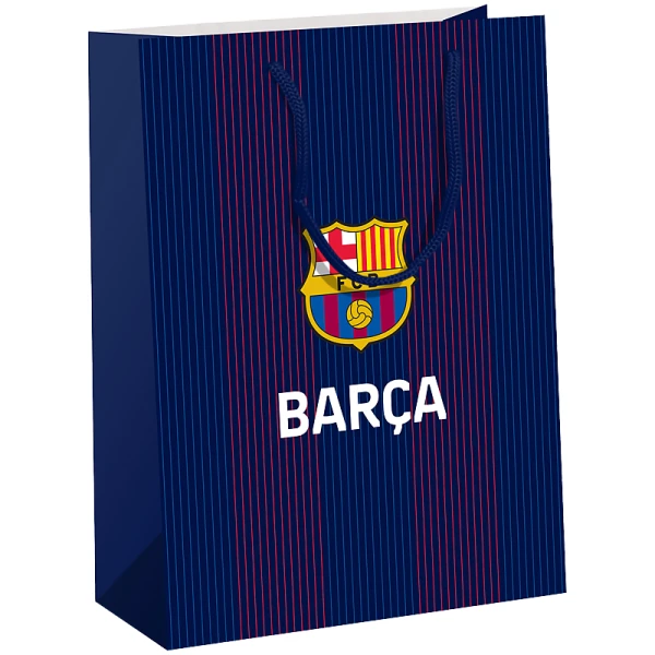 Пакет паперовий подарунковий, 18х24см, BC26-265 FC Barcelona