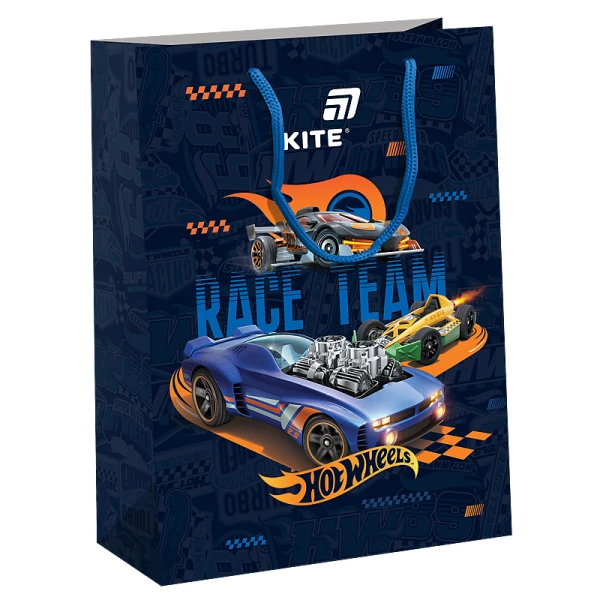 Пакет паперовий подарунковий, 18х24см, HW26-265 Hot Wheels