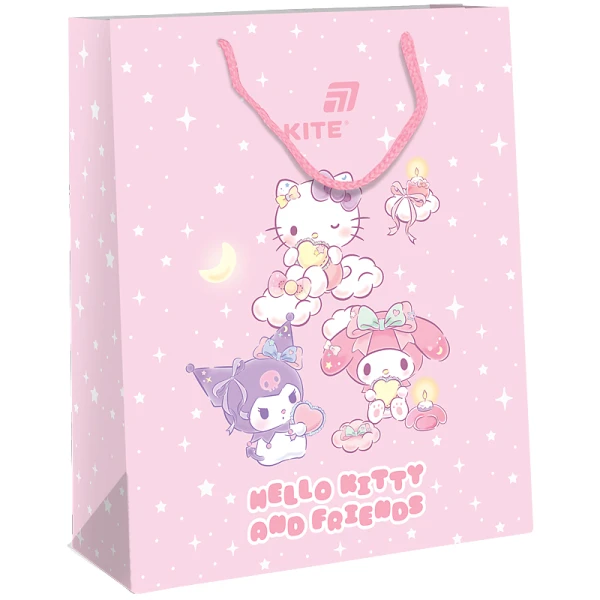 Пакет паперовий подарунковий, 26х32см, HK26-266-1 Hello Kitty and Friends