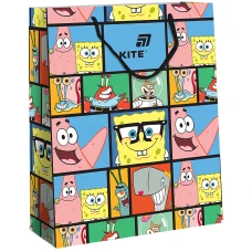 Пакет паперовий подарунковий, 26х32см, SB26-266 Sponge Bob