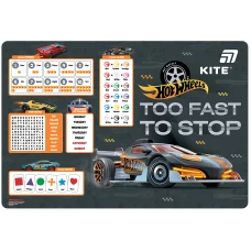 Підкладка настільна, 42,5x29см, PP Hot Wheels HW26-207-1 Kite