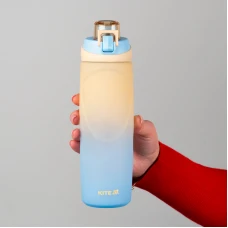 Пляшечка для води 760 мл, бежево-синя, K26-1200-1 Kite