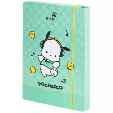 Папка для зошитів В5 на гумці картон, Pochacco PC26-210 Kite