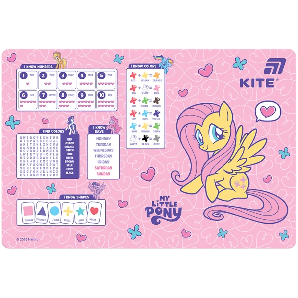 Підкладка настільна, 42,5x29см, PP My Little Pony LP26-207 Kite