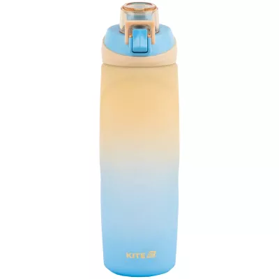 Пляшечка для води 760 мл, бежево-синя, K26-1200-1 Kite