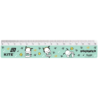 Лінійка пластикова, 15см. Pochacco PC26-090 Kite