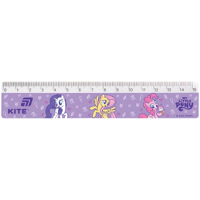 Лінійка пластикова, 15см. My Little Pony,LP26-090 Kite