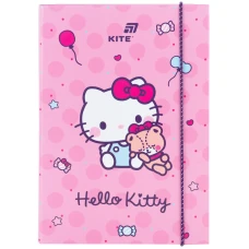 Папка для зошитів В5 на гумці картон, Hello Kitty HK26-210-1 Kite