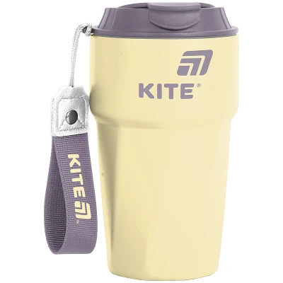 Термокружка 450 мл, жовта, K26-1220-3 Kite