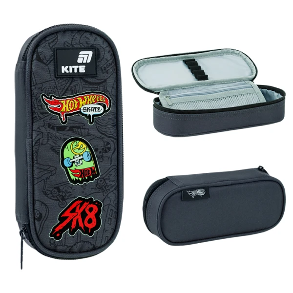 Пенал м'який Kite HW26-599 Hot Wheels