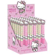 Ручка кулькова автоматична з фігуркою, синя, Hello Kitty HK26-393 Kite