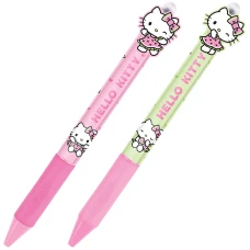 Ручка кулькова автоматична з фігуркою, синя, Hello Kitty HK26-393 Kite