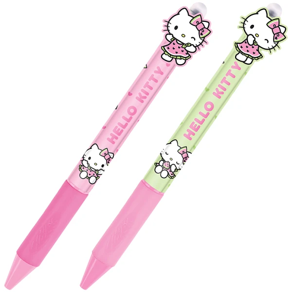 Ручка кулькова автоматична з фігуркою, синя, Hello Kitty HK26-393 Kite