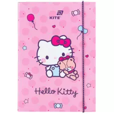 Папка для зошитів В5 на гумці картон, Hello Kitty HK26-210-1 Kite