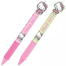 Ручка кулькова автоматична з фігуркою, синя, Hello Kitty HK26-393 Kite