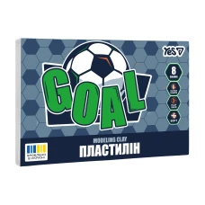 Пластилін YES Football, кор., стек, 8 кол, 160г, 540712     
