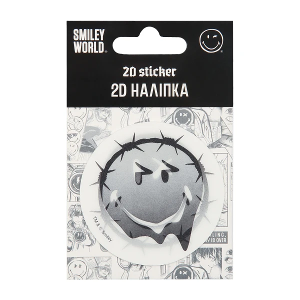 Наліпка 2D Yes "Smiley World.Barbed wire" 708878