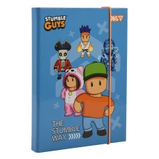 Папка для зошитів картонна на резинці В5, "Stumble Guys" 500252 YES