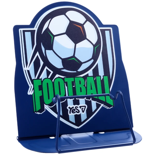 Підставка для книг фігурна YES "Football", металева 470543