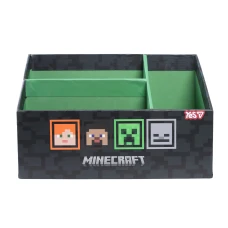 Органайзер настільний YES Minecraft 3 відділення, картон, 708621