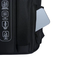 Рюкзак шкільний YES TS-43L Just Black 43х30х16см., 550480