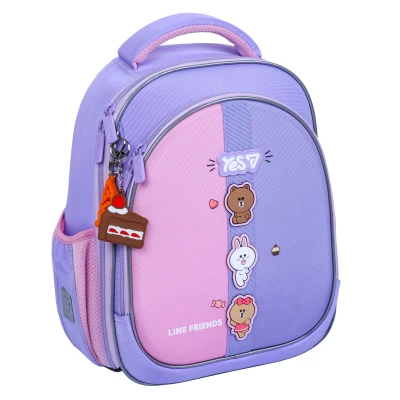 Рюкзак шкільний напівкаркасний YES S-109S Line Friends Always Together 37x27x13см., 550231