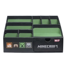Органайзер настільний YES "Minecraft" 8 відділень, картон, 708619