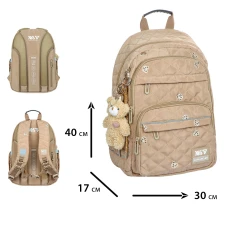 Рюкзак шкільний YES TS-47M Bear Friend 40х30х17см., 550307
