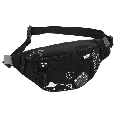 Сумка на пояс YES SP-36 Black Cat 26х12х6см., 550553