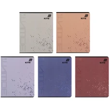 Зошит 48 арк., клітинка, гібр. лак + УФ лак, Kite One color K26-259-1