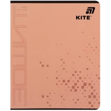 Зошит 48 арк., клітинка, гібр. лак + УФ лак, Kite One color K26-259-1