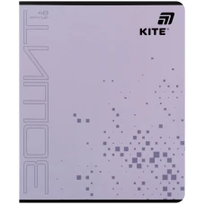 Зошит 48 арк., клітинка, гібр. лак + УФ лак, Kite One color K26-259-1