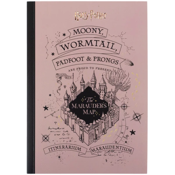 Блокнот мяка обкл. А5, 40 арк., клітинка, Harry Potter HP26-091 Kite