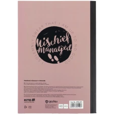 Блокнот мяка обкл. А5, 40 арк., клітинка, Harry Potter HP26-091 Kite