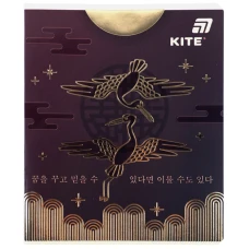 Зошит 48 арк., клітинка, фольга + УФ лак, K26-259-2 Kite