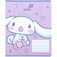 Зошит 12 арк., клітинка, софт тач + УФ лак, Cinnamoroll CR26-232 Kite