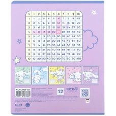 Зошит 12 арк., клітинка, софт тач + УФ лак, Cinnamoroll CR26-232 Kite