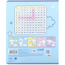 Зошит 12 арк., клітинка, софт тач + УФ лак, Cinnamoroll CR26-232 Kite