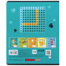 Зошит 12 арк., клітинка, софт тач + УФ лак, Garfield GF26-232-4 Kite