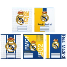 Зошит 12 арк., клітинка, софт тач + УФ лак, Real Madrid RL26-232 Kite