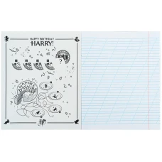 Зошит 12 арк., коса, софт тач + УФ лак, Harry Potter HP26-235 Kite