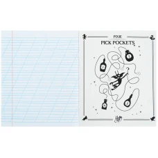 Зошит 12 арк., коса, софт тач + УФ лак, Harry Potter HP26-235 Kite